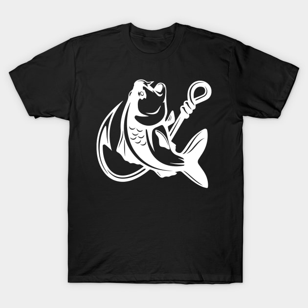 Catch the Carp fish T-Shirt by Imutobi